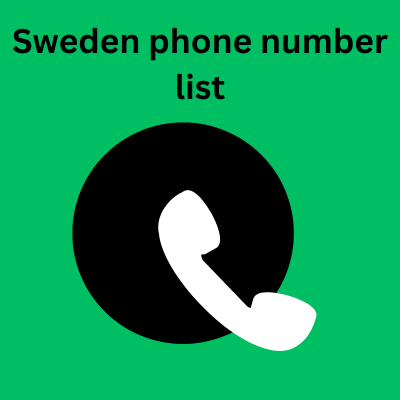 Sweden phone number list