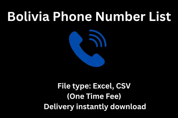 Bolivia Phone Number List