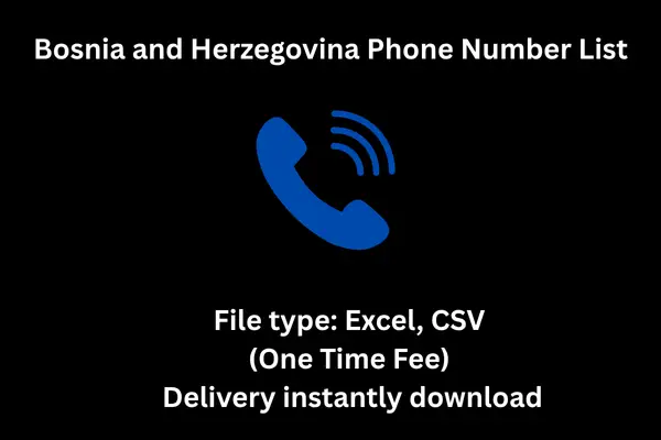Bosnia and Herzegovina Phone Number List