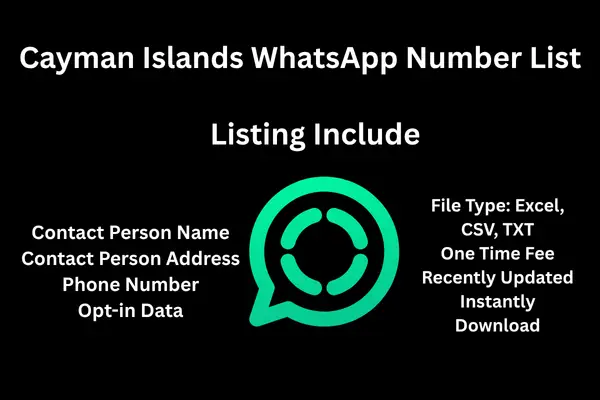 Cayman Islands whatsapp number list