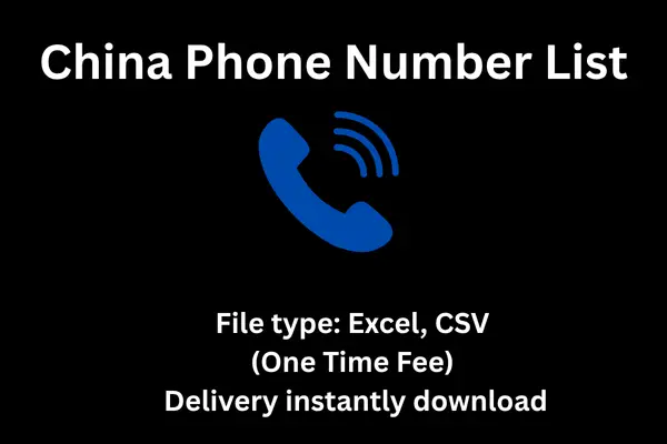 China Phone Number List