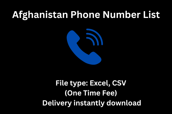 Afghanistan Phone Number List