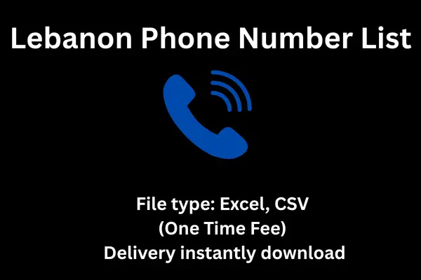 Lebanon Phone Number List