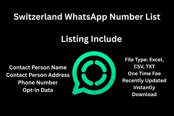 Switzerland whatsapp number list