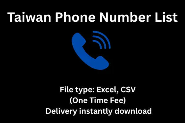 Taiwan phone number list